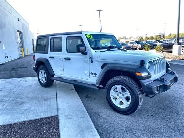 used 2022 Jeep Wrangler Unlimited car, priced at $29,215