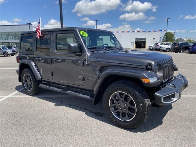 used 2021 Jeep Wrangler Unlimited car, priced at $30,789