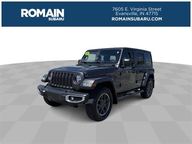 used 2021 Jeep Wrangler Unlimited car, priced at $30,789