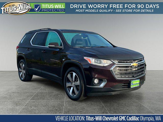 used 2021 Chevrolet Traverse car, priced at $31,557