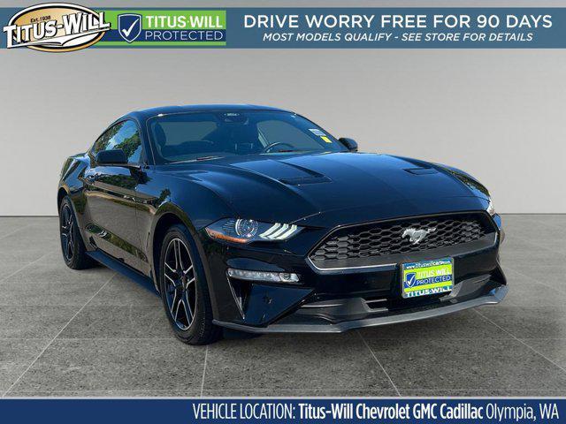 used 2021 Ford Mustang car, priced at $29,383