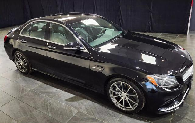 used 2017 Mercedes-Benz AMG C 63 car, priced at $39,900