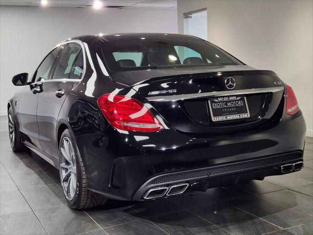 used 2017 Mercedes-Benz AMG C 63 car, priced at $39,900