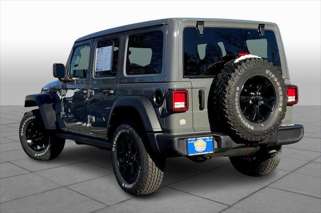 used 2021 Jeep Wrangler car, priced at $31,990