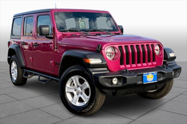 used 2021 Jeep Wrangler Unlimited car, priced at $32,790