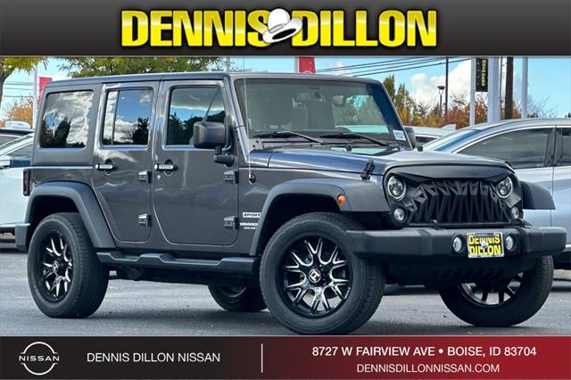 used 2016 Jeep Wrangler Unlimited car, priced at $24,486