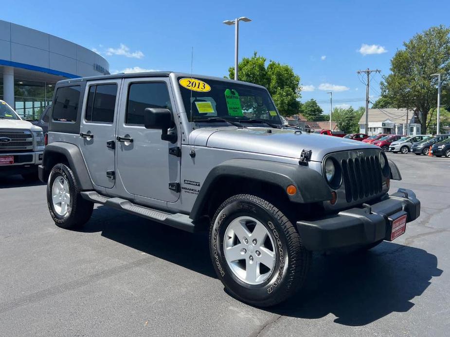 used 2013 Jeep Wrangler Unlimited car, priced at $17,598