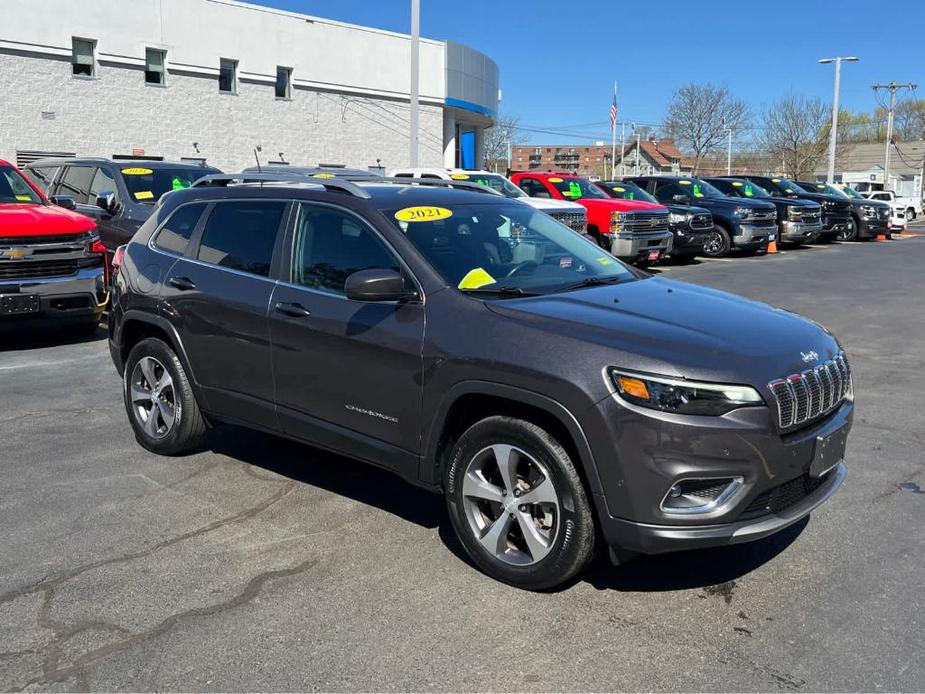 used 2021 Jeep Cherokee car, priced at $26,598