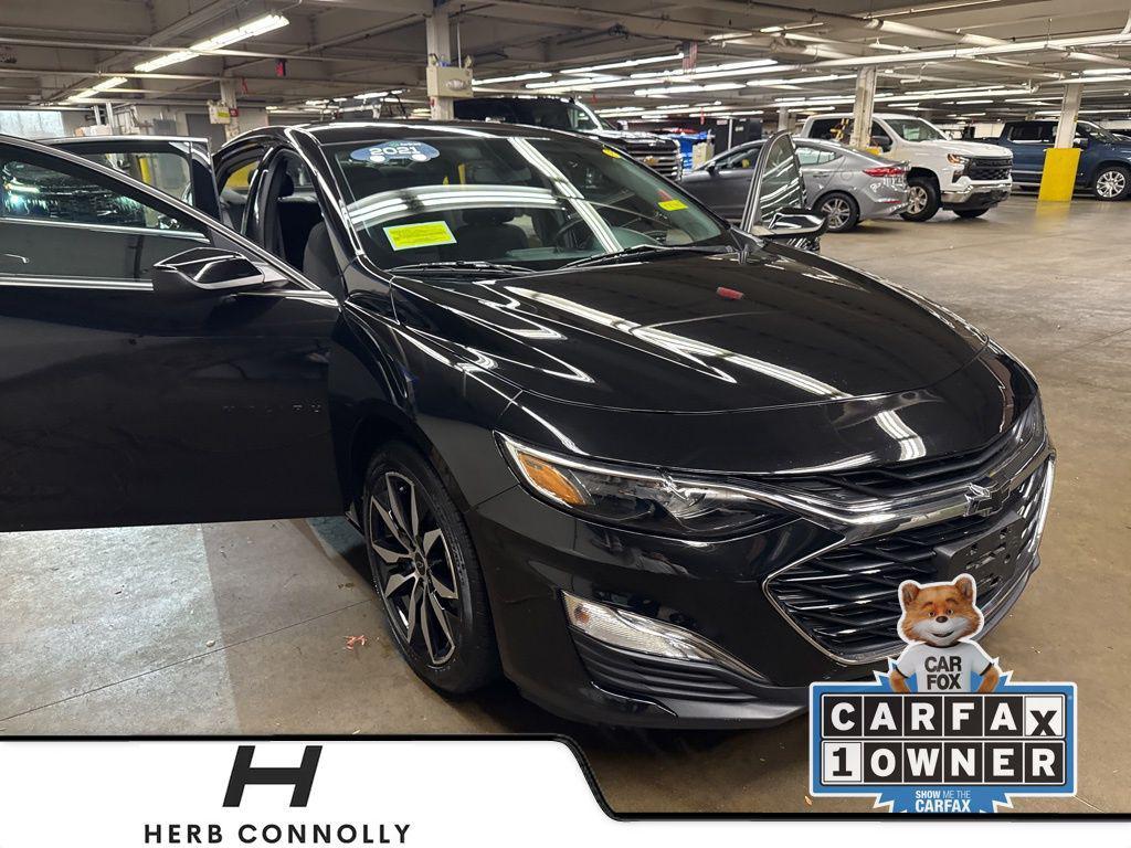 used 2021 Chevrolet Malibu car, priced at $17,998