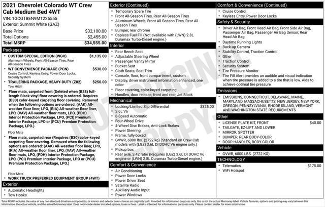 used 2021 Chevrolet Colorado car, priced at $21,498