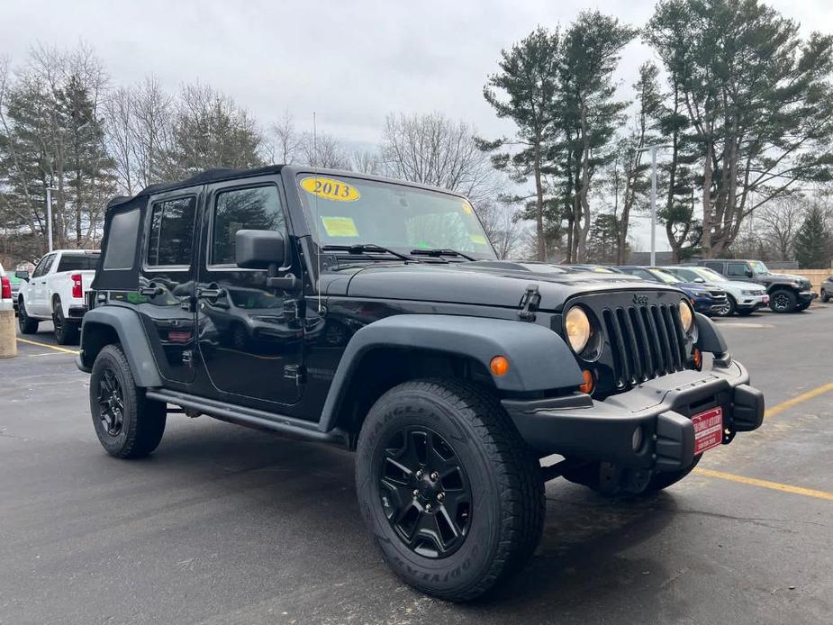 used 2013 Jeep Wrangler Unlimited car, priced at $16,798