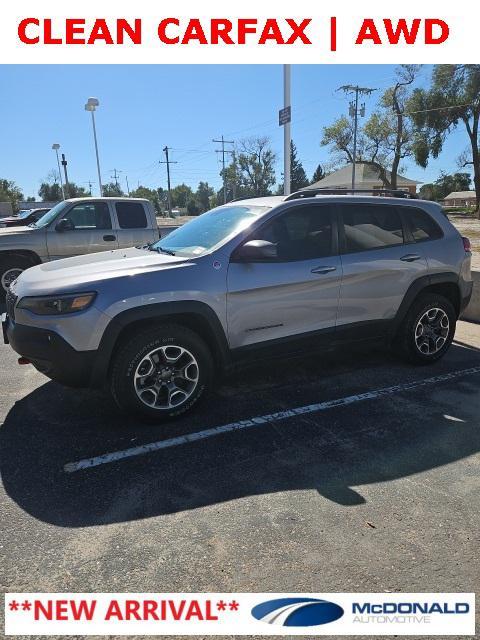 used 2021 Jeep Cherokee car, priced at $22,490