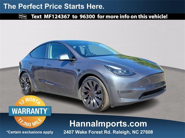 used 2021 Tesla Model Y car, priced at $32,300