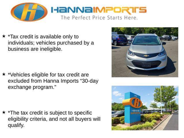 used 2018 Chevrolet Bolt EV car, priced at $13,400