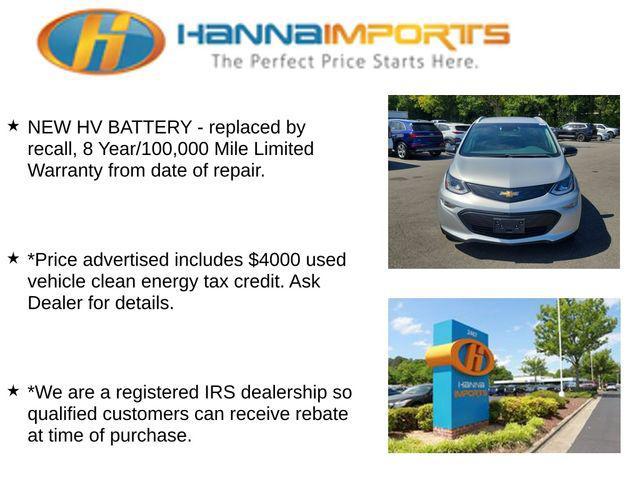 used 2018 Chevrolet Bolt EV car, priced at $13,400