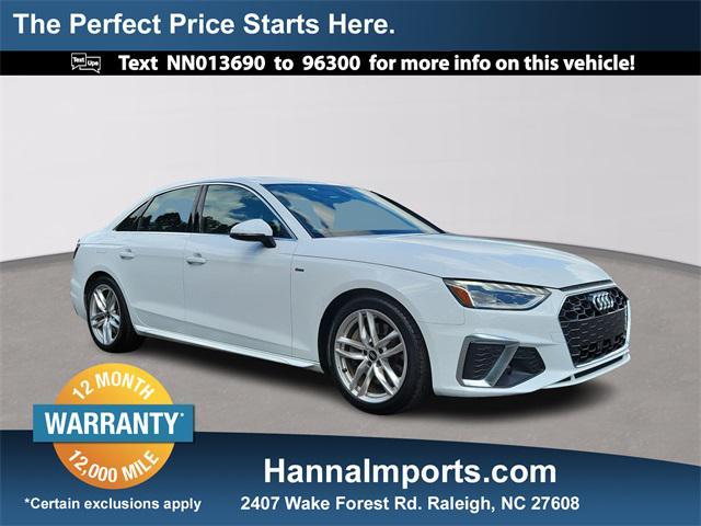 used 2022 Audi A4 car, priced at $26,700