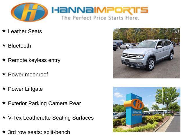 used 2018 Volkswagen Atlas car, priced at $17,500