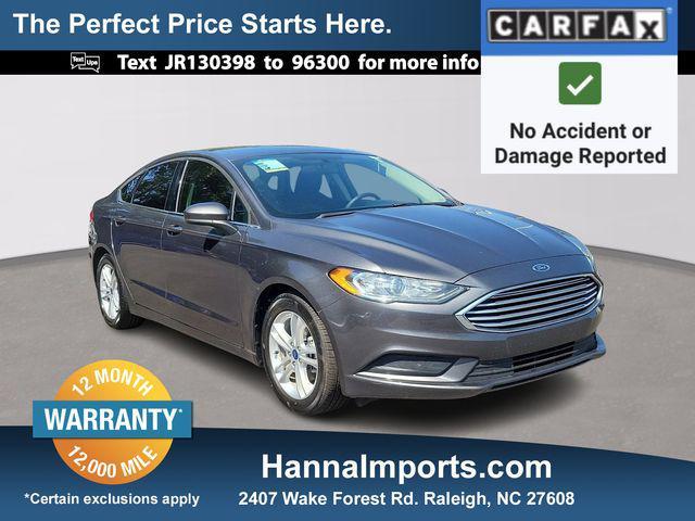 used 2018 Ford Fusion car, priced at $14,500