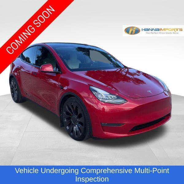 used 2021 Tesla Model Y car, priced at $29,497