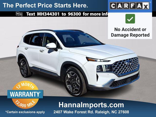 used 2021 Hyundai Santa Fe car, priced at $23,100