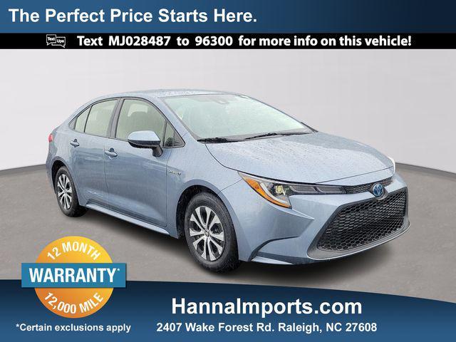 used 2021 Toyota Corolla Hybrid car, priced at $19,300