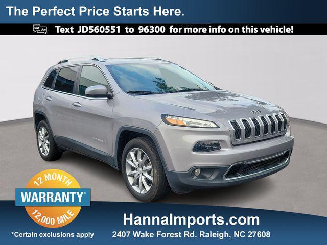 used 2018 Jeep Cherokee car, priced at $17,100