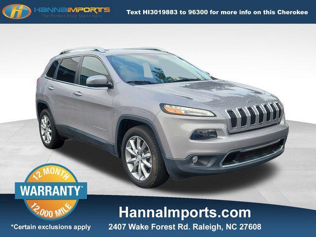 used 2018 Jeep Cherokee car, priced at $15,500