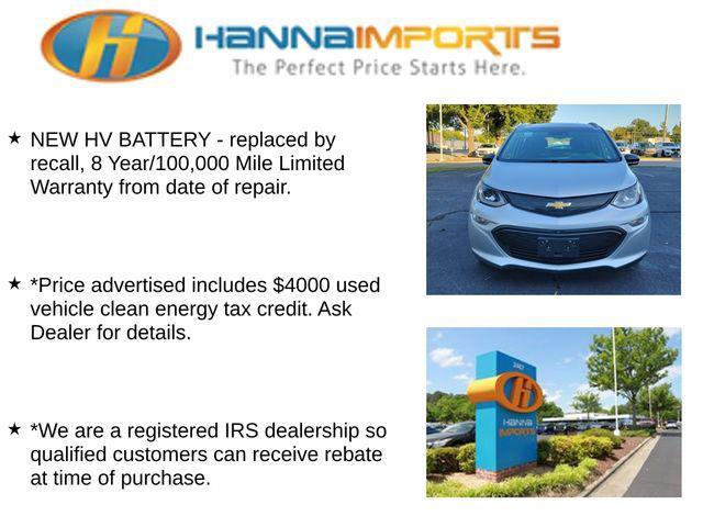 used 2018 Chevrolet Bolt EV car, priced at $13,600