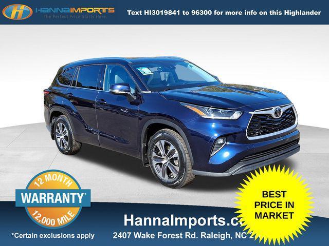 used 2021 Toyota Highlander car, priced at $31,900