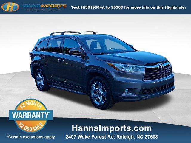 used 2015 Toyota Highlander car, priced at $19,400