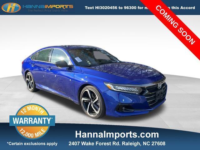 used 2022 Honda Accord car, priced at $26,497