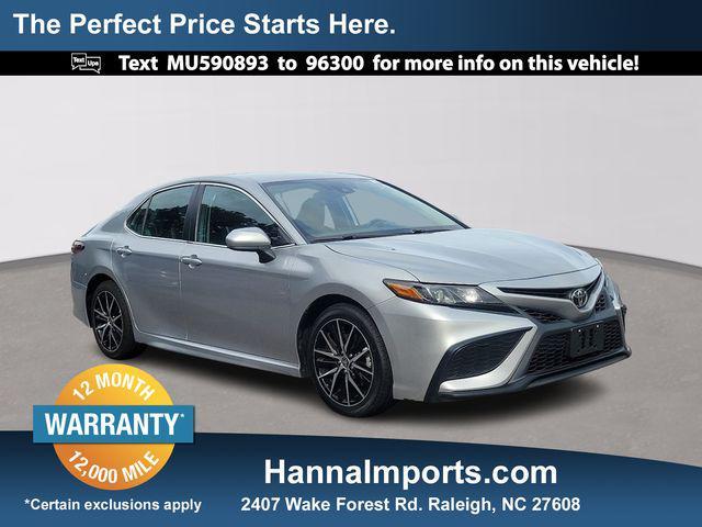 used 2021 Toyota Camry car, priced at $18,900