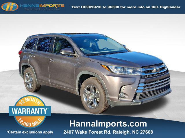 used 2018 Toyota Highlander car, priced at $21,900