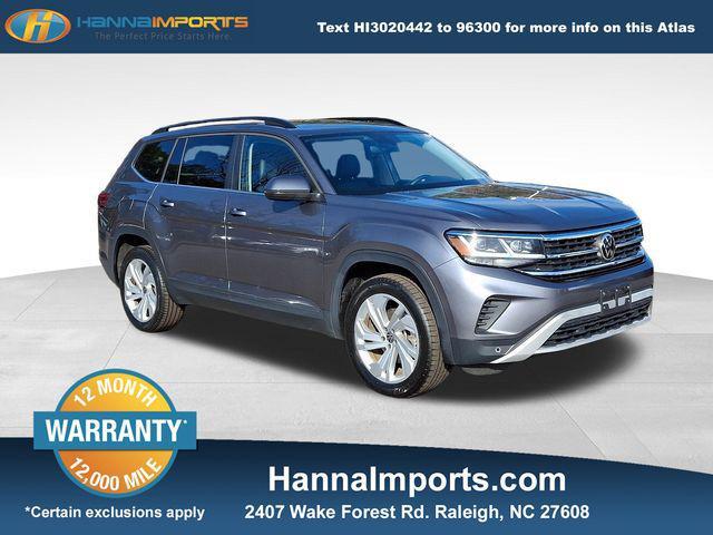 used 2021 Volkswagen Atlas car, priced at $25,800