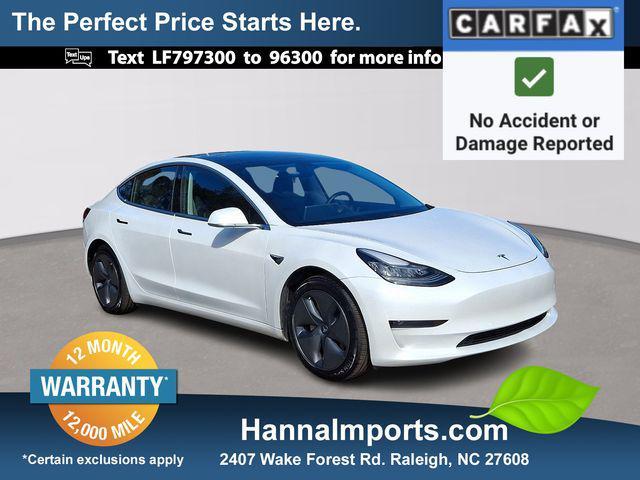 used 2020 Tesla Model 3 car, priced at $18,000