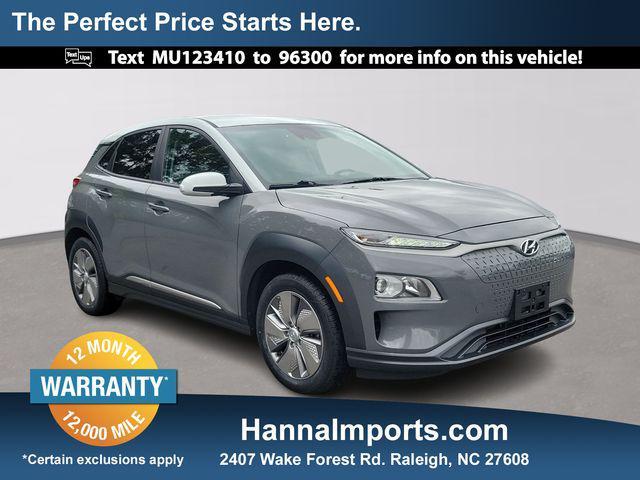 used 2021 Hyundai Kona EV car, priced at $17,900