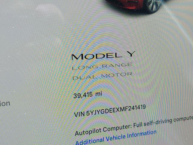 used 2021 Tesla Model Y car, priced at $27,600