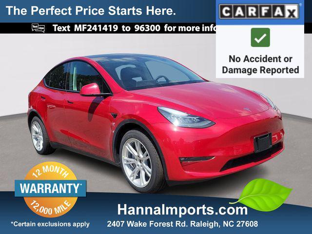 used 2021 Tesla Model Y car, priced at $27,600