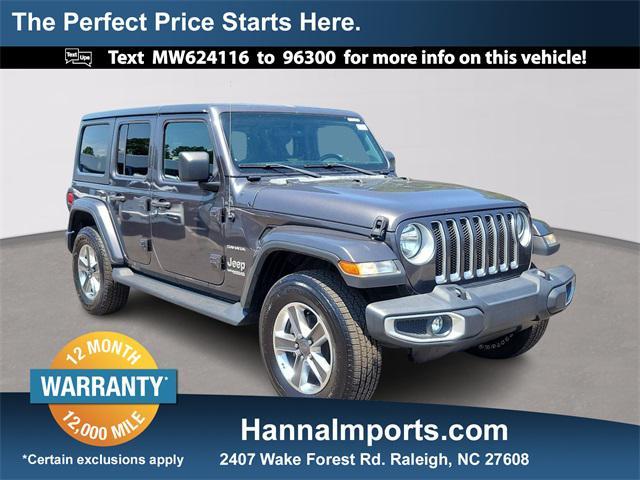 used 2021 Jeep Wrangler Unlimited car, priced at $26,900