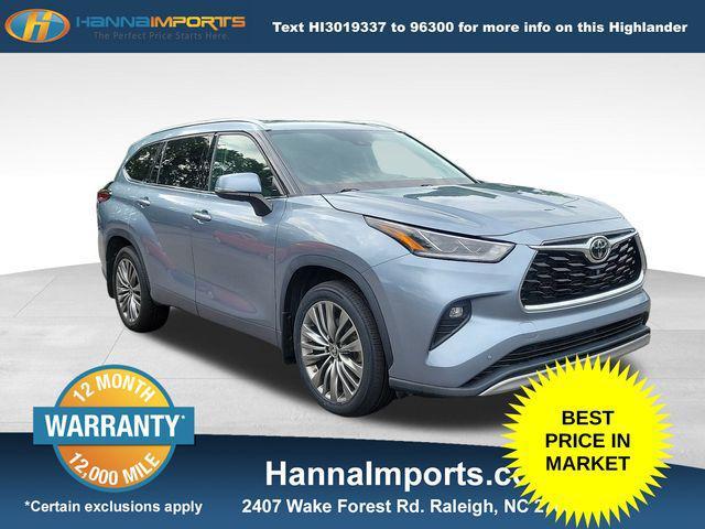 used 2021 Toyota Highlander car, priced at $34,200