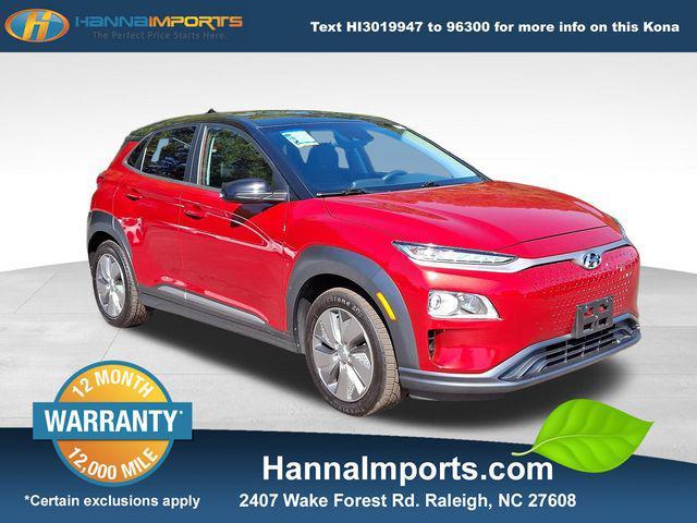 used 2021 Hyundai Kona EV car, priced at $15,700