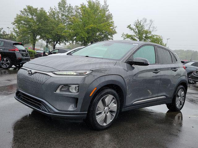 used 2021 Hyundai Kona EV car, priced at $14,500