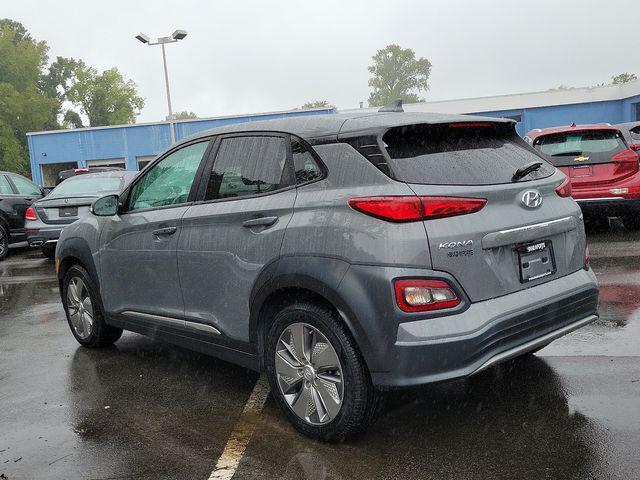 used 2021 Hyundai Kona EV car, priced at $14,500