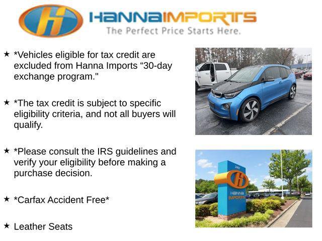 used 2017 BMW i3 car, priced at $9,900