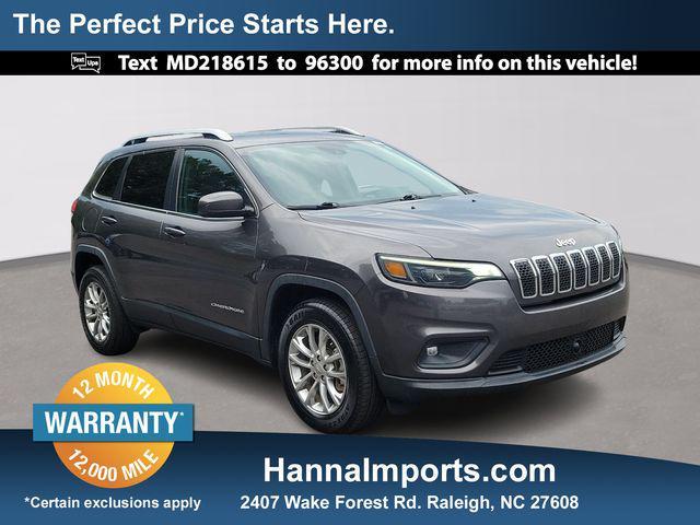 used 2021 Jeep Cherokee car, priced at $19,500