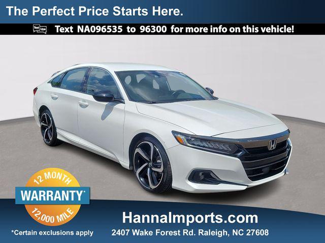 used 2022 Honda Accord car, priced at $23,100