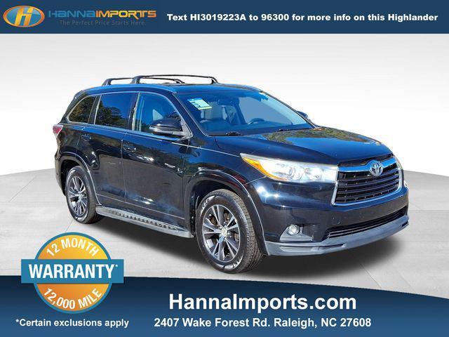 used 2016 Toyota Highlander car, priced at $16,500