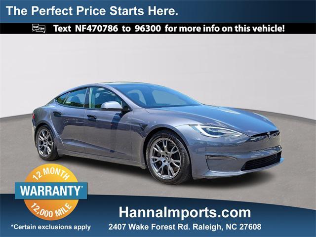 used 2022 Tesla Model S car, priced at $52,900