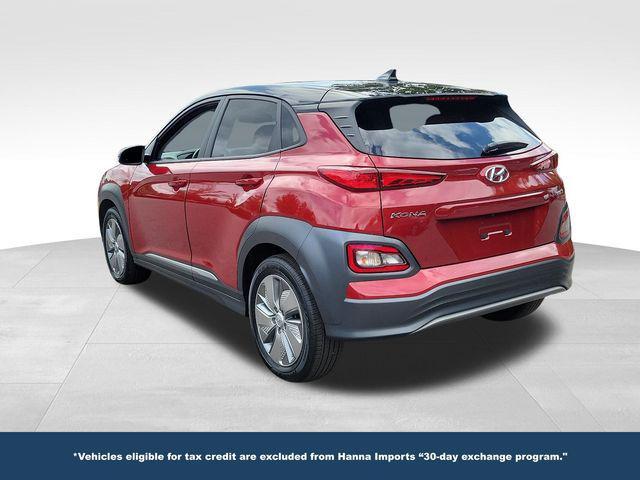 used 2021 Hyundai Kona EV car, priced at $15,700