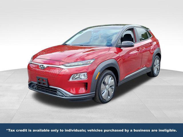 used 2021 Hyundai Kona EV car, priced at $15,700